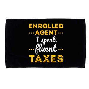 Enrolled Agent Accountant Funny Taxes Tax Season Microfiber Hand Towel