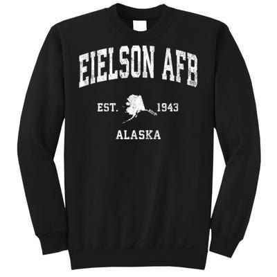 Eielson Afb Alaska Ak Vintage Athletic Sports Sweatshirt