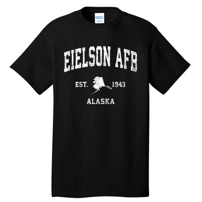 Eielson Afb Alaska Ak Vintage Athletic Sports Tall T-Shirt