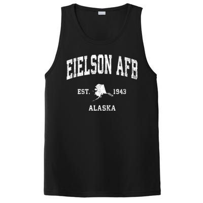 Eielson Afb Alaska Ak Vintage Athletic Sports PosiCharge Competitor Tank