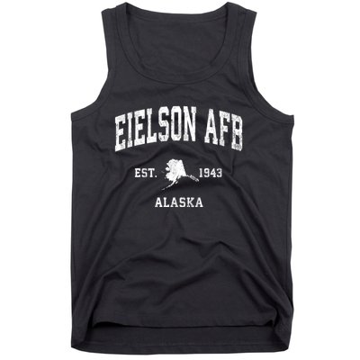 Eielson Afb Alaska Ak Vintage Athletic Sports Tank Top