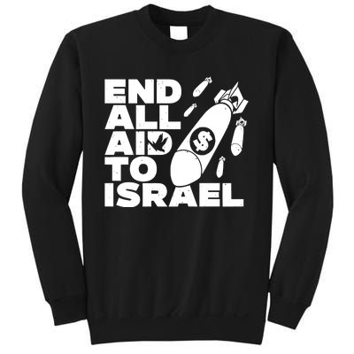 End All Aid To Israel Sweatshirt