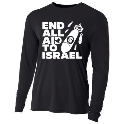 End All Aid To Israel Cooling Performance Long Sleeve Crew