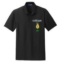 Elfocado - An Avocado Dressed As An Elf Dry Zone Grid Polo