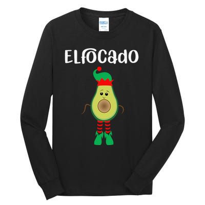 Elfocado - An Avocado Dressed As An Elf Tall Long Sleeve T-Shirt