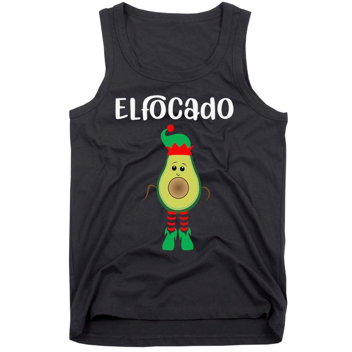 Elfocado - An Avocado Dressed As An Elf Tank Top