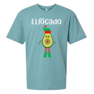 Elfocado - An Avocado Dressed As An Elf Sueded Cloud Jersey T-Shirt