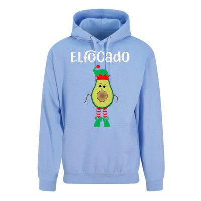 Elfocado - An Avocado Dressed As An Elf Unisex Surf Hoodie