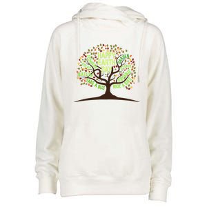 Environtal Awareness Animal Protection Nature Earth Day Gift Womens Funnel Neck Pullover Hood