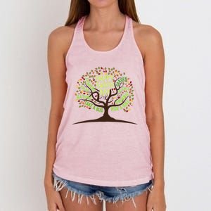 Environtal Awareness Animal Protection Nature Earth Day Gift Women's Knotted Racerback Tank