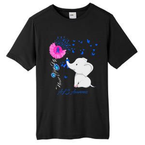 Elephant ALS Awareness - ALS Ribbon Tall Fusion ChromaSoft Performance T-Shirt