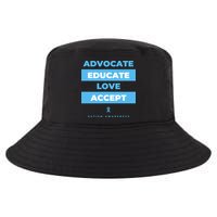 Educate Autism Awareness Cool Comfort Performance Bucket Hat