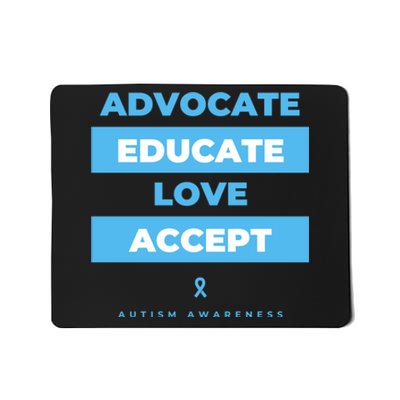 Educate Autism Awareness Mousepad