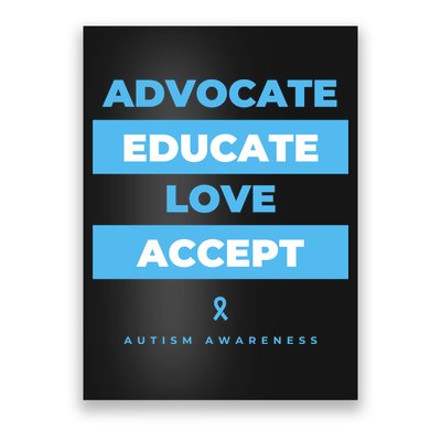 Educate Autism Awareness Poster