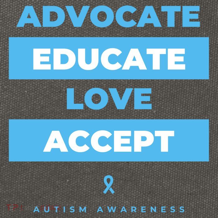 Educate Autism Awareness Cotton Canvas Backpack