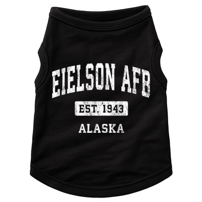Eielson Afb Alaska Ak Vintage Sports Established Doggie Tank