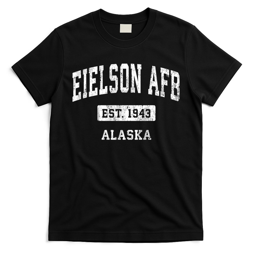 Eielson Afb Alaska Ak Vintage Sports Established T-Shirt
