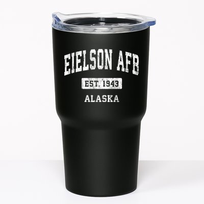 Eielson Afb Alaska Ak Vintage Sports Established Tumbler