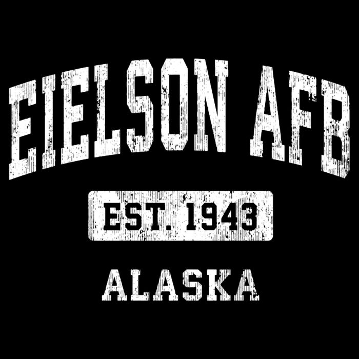 Eielson Afb Alaska Ak Vintage Sports Established Poster