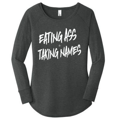 Eating Ass And Taking Names Premium Women's Perfect Tri Tunic Long Sleeve Shirt