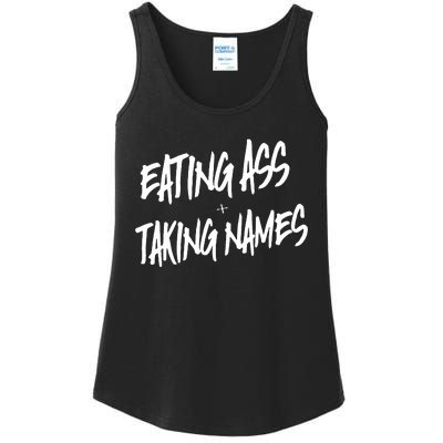 Eating Ass And Taking Names Premium Ladies Essential Tank