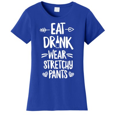 Eat And Be Thankful Quote Food Junkie Expert Gift Women's T-Shirt