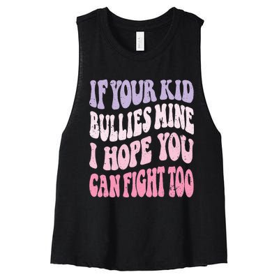 Empowering Against Bullies: Unleash Your Inner Strength Women's Racerback Cropped Tank