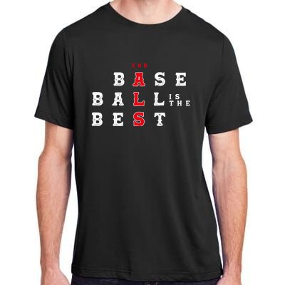 End Als Baseball Is The Best Baseball Lover Baseball Team Adult ChromaSoft Performance T-Shirt