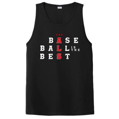 End Als Baseball Is The Best Baseball Lover Baseball Team PosiCharge Competitor Tank