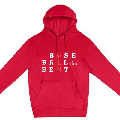 End Als Baseball Is The Best Baseball Lover Baseball Team Premium Pullover Hoodie