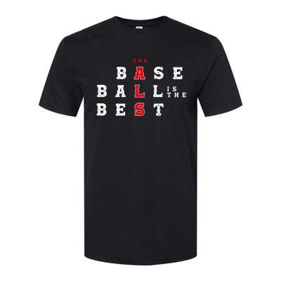 End Als Baseball Is The Best Baseball Lover Baseball Team Softstyle CVC T-Shirt