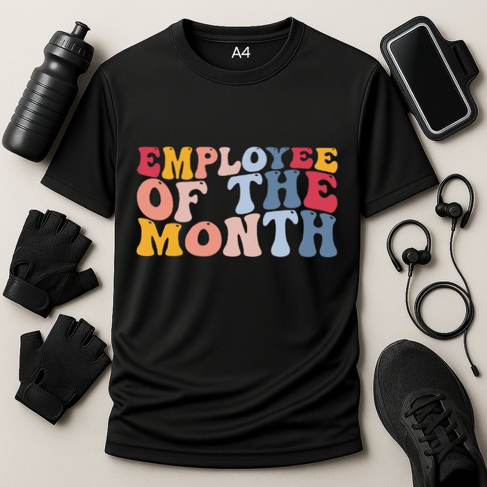 Employee Appreciation Best Employee Employee Of The Month Cooling Performance Crew T-Shirt