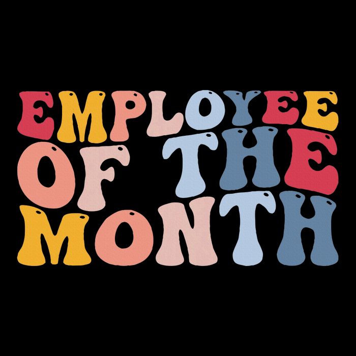 Employee Appreciation Best Employee Employee Of The Month Cooling Performance Crew T-Shirt
