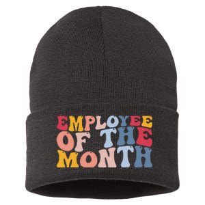 Employee Appreciation Best Employee Employee Of The Month Sustainable Knit Beanie