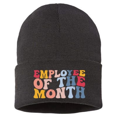 Employee Appreciation Best Employee Employee Of The Month Sustainable Knit Beanie