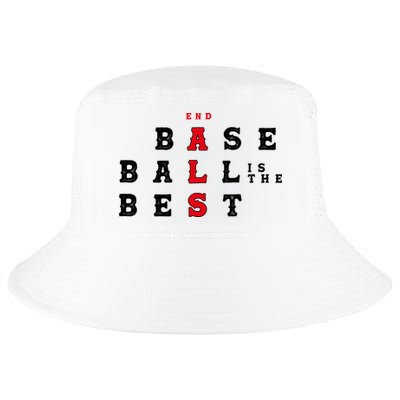 End Als Baseball Is The Best Baseball Lover Baseball Team Cool Comfort Performance Bucket Hat