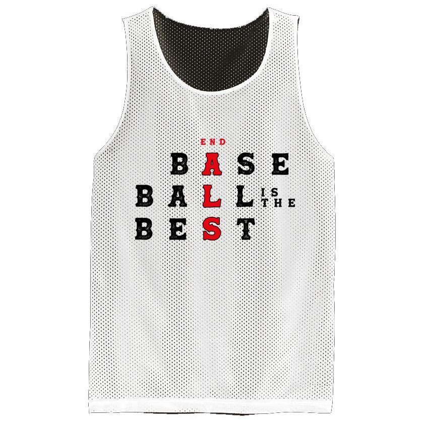 End Als Baseball Is The Best Baseball Lover Baseball Team Mesh Reversible Basketball Jersey Tank