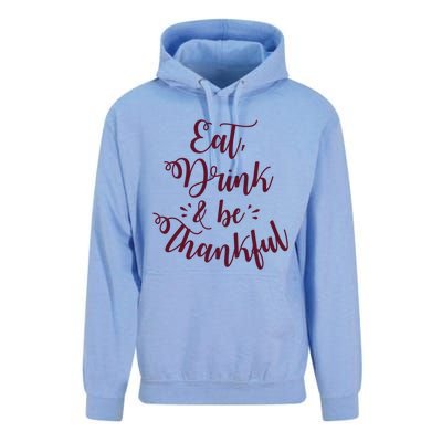 Eat And Be Thankful Gift Unisex Surf Hoodie