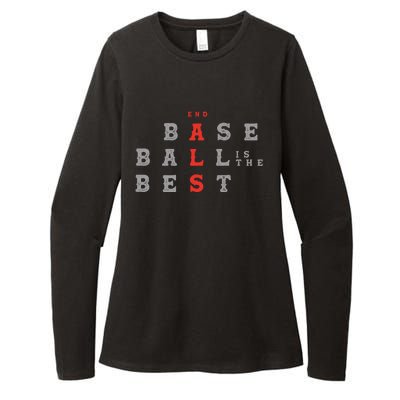 End Als Baseball Is The Best Baseball Lover Baseball Team Womens CVC Long Sleeve Shirt