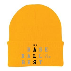 End Als Baseball Is The Best Knit Cap Winter Beanie