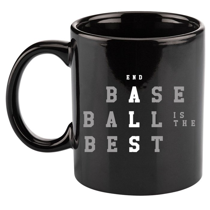 End Als Baseball Is The Best 11oz C Handle Ceramic Mug