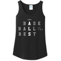 End Als Baseball Is The Best Ladies Essential Tank