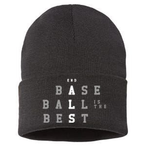 End Als Baseball Is The Best Sustainable Knit Beanie