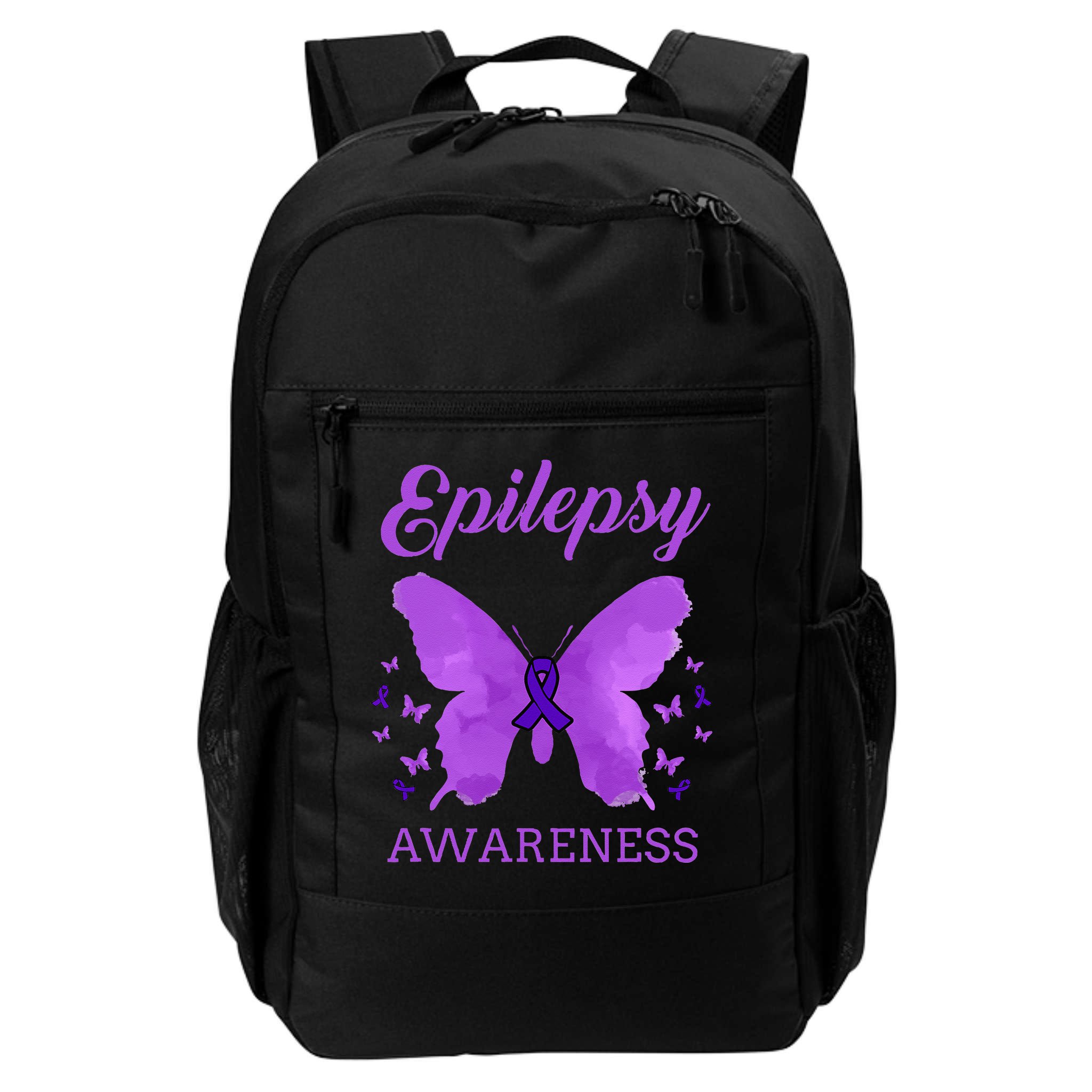 Epilepsy Awareness Butterfly Epilepsy Warrior Backpack