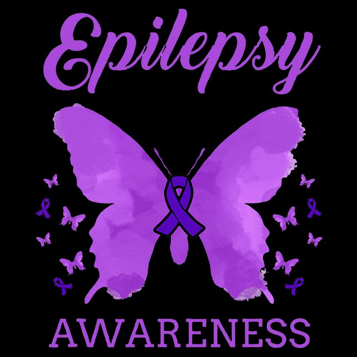Epilepsy Awareness Butterfly Epilepsy Warrior Premium T-Shirt