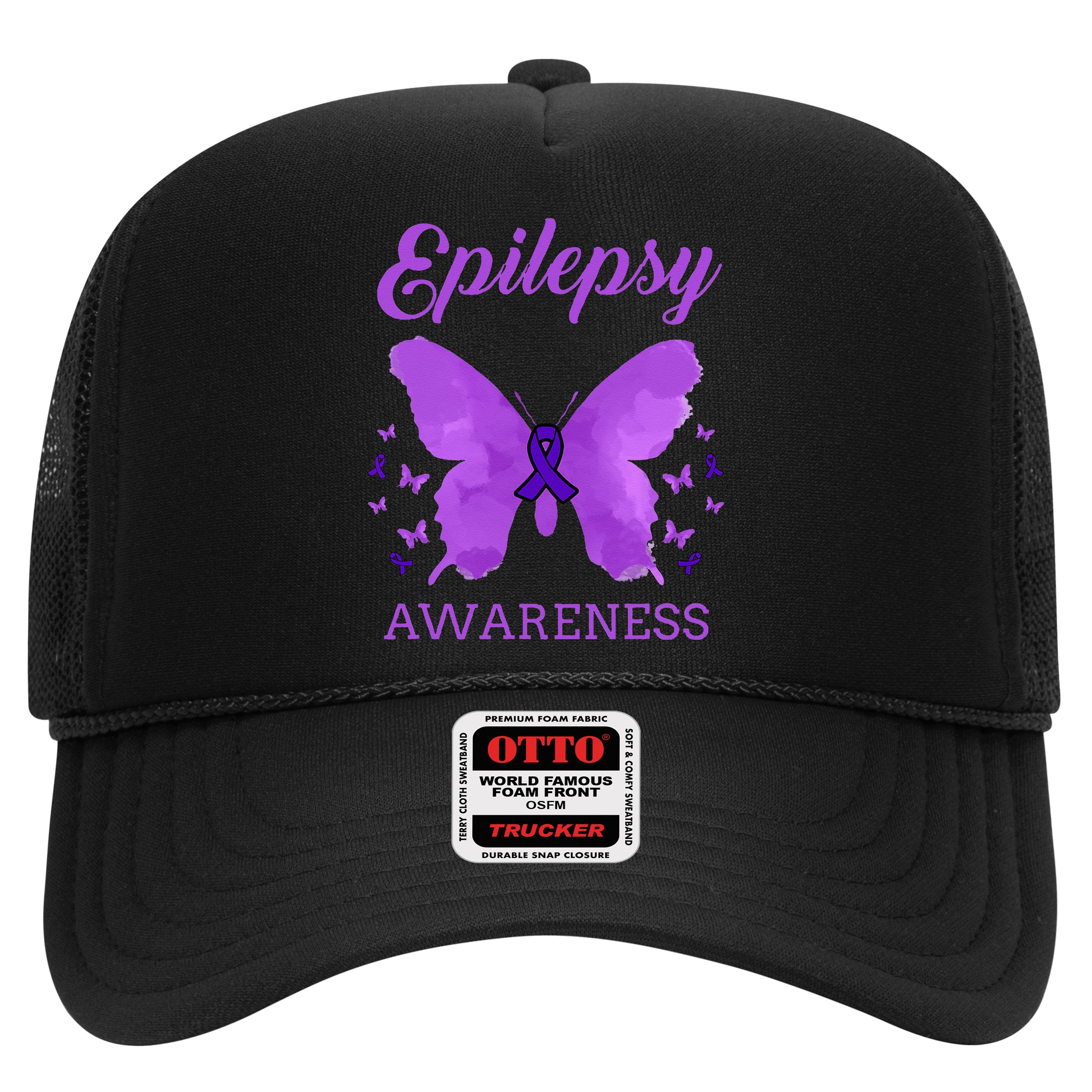 Epilepsy Awareness Butterfly Epilepsy Warrior Hat