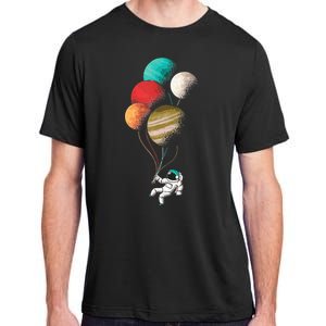 EDM Astronaut Balloon Design Dance Rave Music Festival Adult ChromaSoft Performance T-Shirt