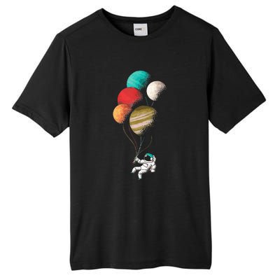 EDM Astronaut Balloon Design Dance Rave Music Festival Tall Fusion ChromaSoft Performance T-Shirt