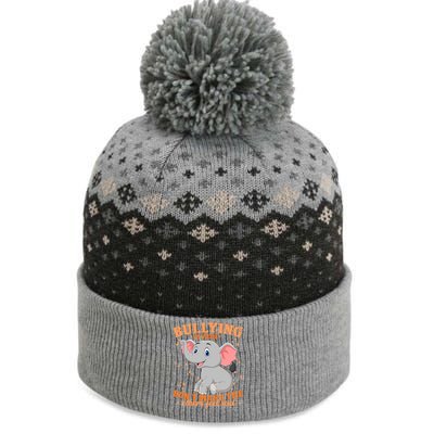 Elephant Anti Bullying Awareness Month The Baniff Cuffed Pom Beanie