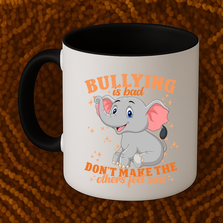 Elephant Anti Bullying Awareness Month Mug